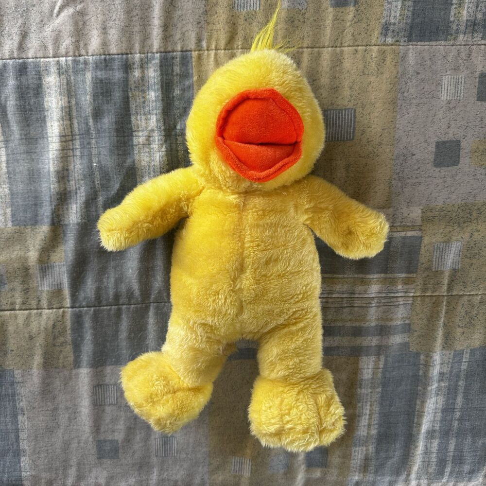 Duck Duckling Yellow Orange Chick Plush Stuffed Toy